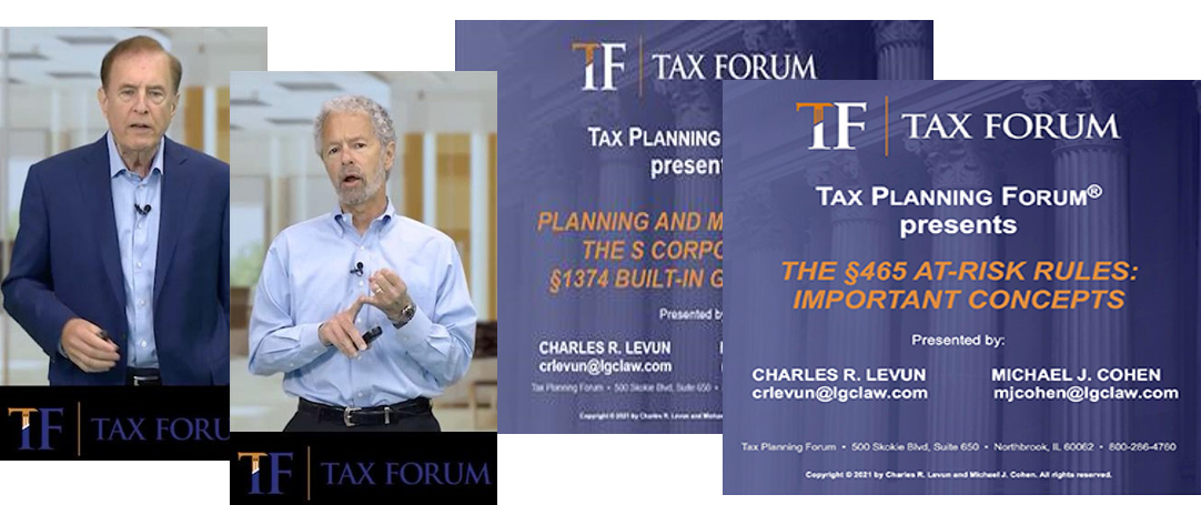 Tax Forum Self Study Courses